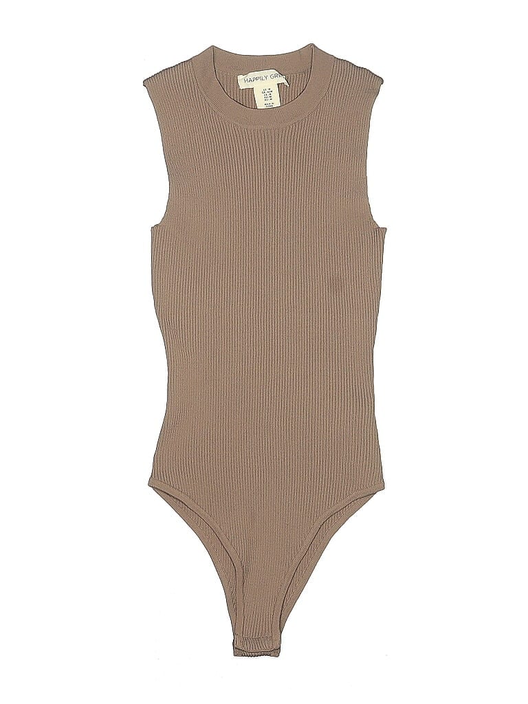 HAPPILY GREY Pre-owned Bodysuit In Brown