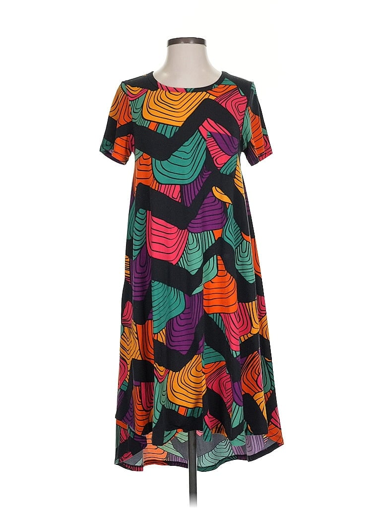 Click to view more detailed imagery on our partner's website Pre-owned Lularoe Casual Dress In Orange