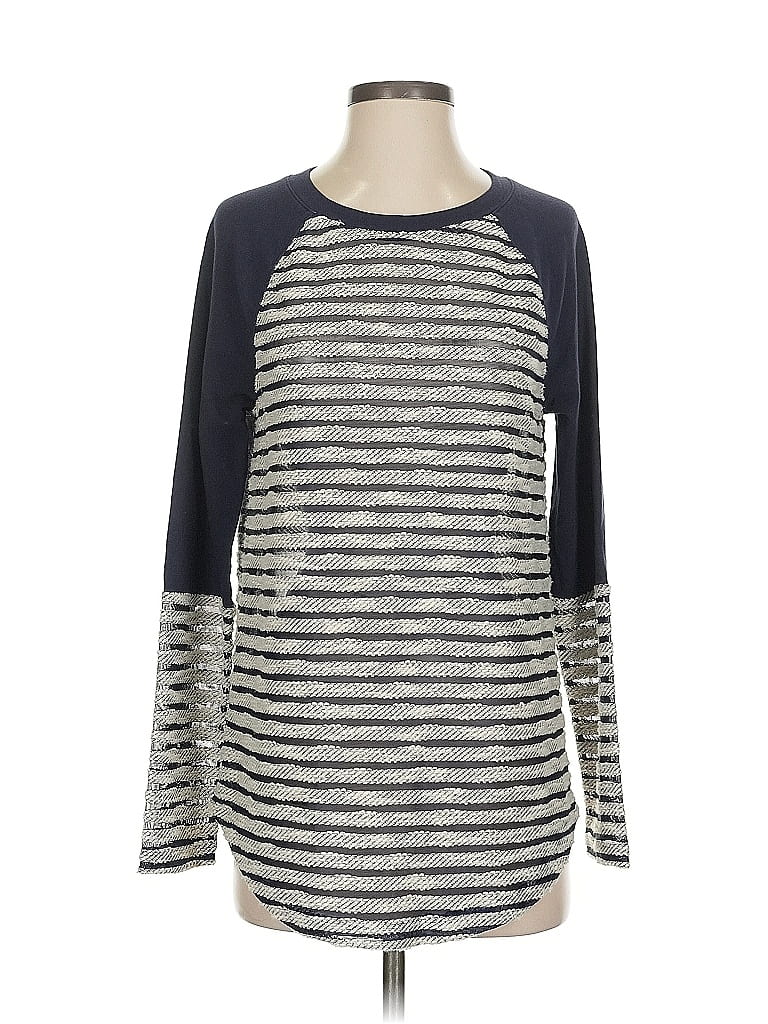 Lou & Grey Silver 3/4 Sleeve T-Shirt Size S - photo 1