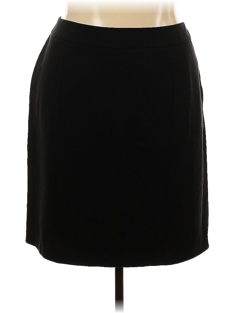 Pre-owned Talbots Casual Skirt In Black