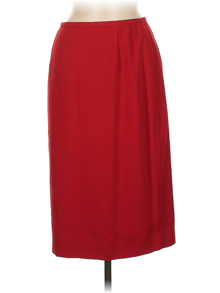 Pre-owned Maggy London Formal Skirt In Red