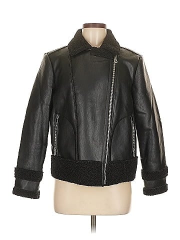 Scoop Faux Leather Jacket (view 1)
