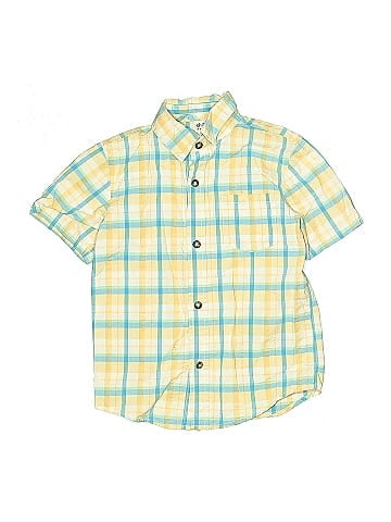 Child of Mine by Carter's Short Sleeve Button-Down Shirt (view 1)