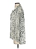 Pol Silver Long Sleeve Blouse Size S - photo 4