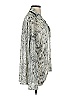 Pol Silver Long Sleeve Blouse Size S - photo 3