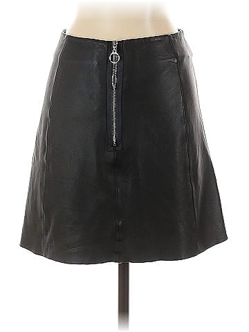 Veda Leather Skirt (view 2)
