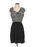 Corey Houndstooth Black Cocktail Dress Size S - photo 1