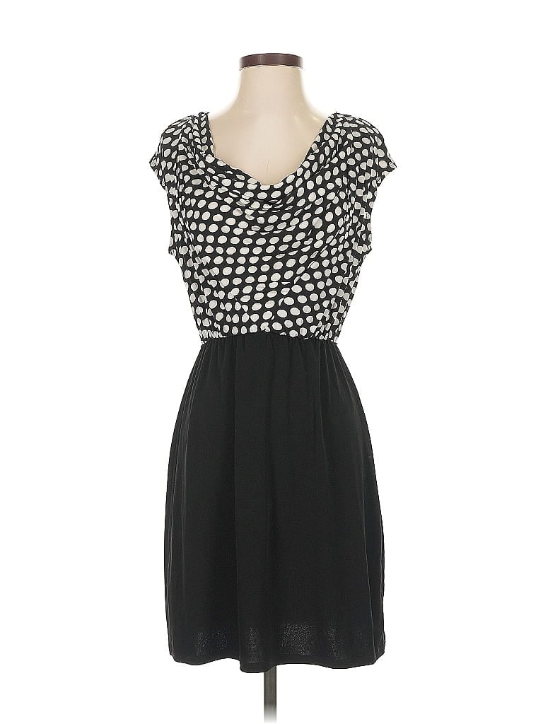 Corey Houndstooth Black Cocktail Dress Size S - photo 1