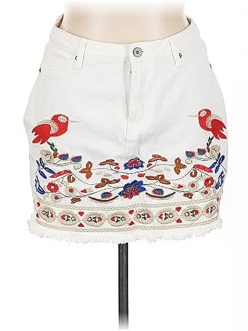 Umgee Denim Skirt (view 1)