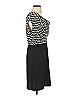 Corey Houndstooth Black Cocktail Dress Size S - photo 4