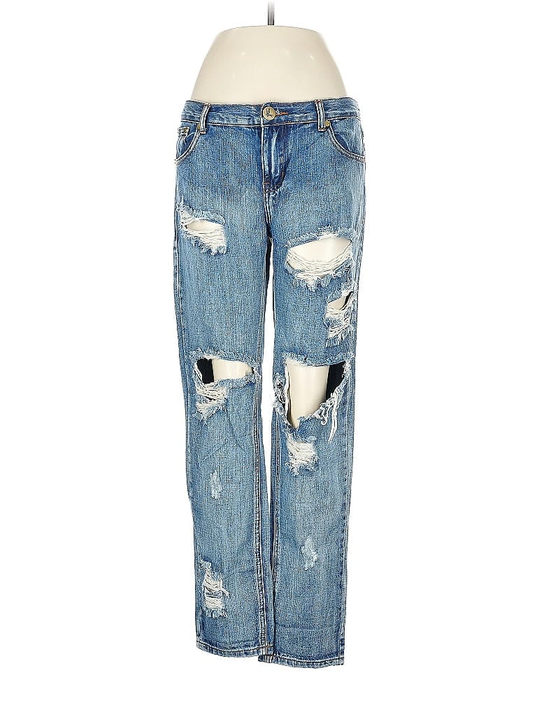 ONE X ONETEASPOON Pre-owned Jeans In Blue