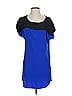 Sweet Rain 100% Polyester Color Block Blue Casual Dress Size S - photo 1