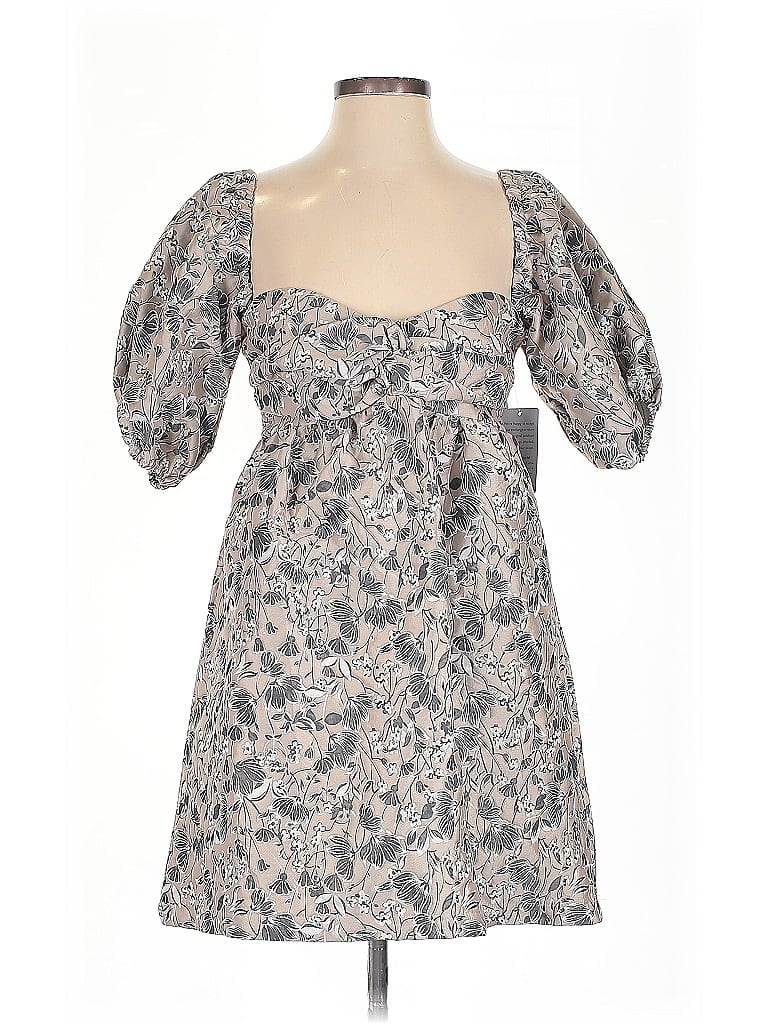 En Saison Cocktail Dress In Gray