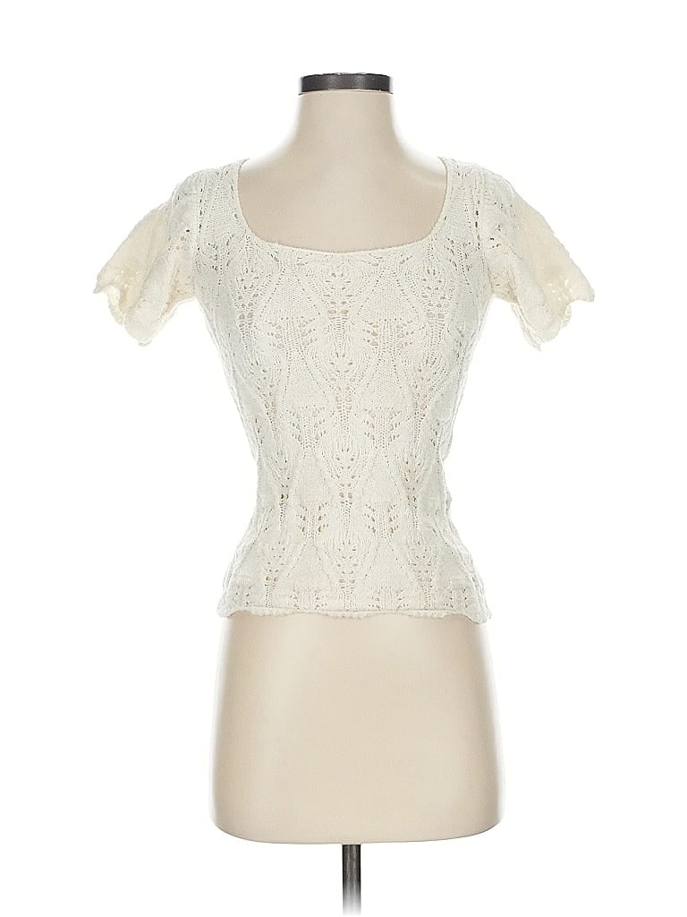 Pre-owned Daytrip Cardigan Sweater In White