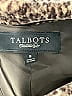 Talbots 100% Cotton Animal Print Brown Coat Size 8 - photo 6