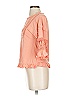Tiny 100% Cotton Orange 3/4 Sleeve Blouse Size XS - photo 4
