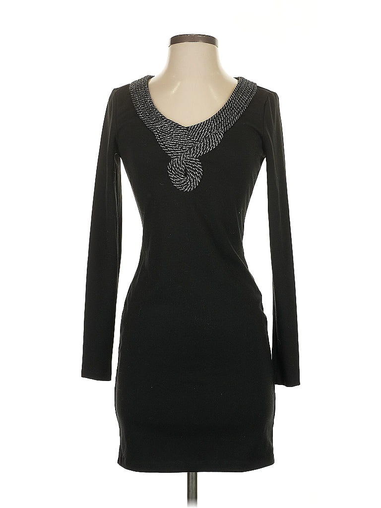 Pre-owned Armani Exchange Cocktail Dress In Black