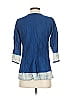 Fabindia Blue 3/4 Sleeve Blouse Size S - photo 2