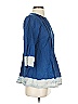 Fabindia Blue 3/4 Sleeve Blouse Size S - photo 4