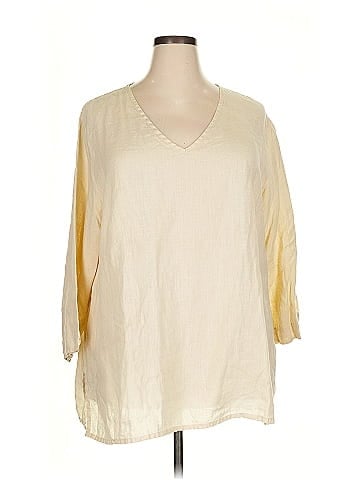Flax 3/4 Sleeve Blouse (view 1)