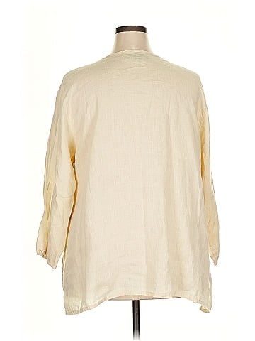 Flax 3/4 Sleeve Blouse (view 2)