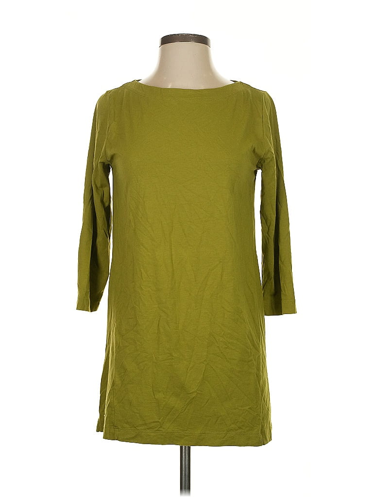 Click to view more detailed imagery on our partner's website Pre-owned Jjill 3/4 Sleeve Top Green Boatneck Tops