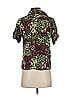 Tiny Tropical Burgundy Short Sleeve Blouse Size XS - photo 2