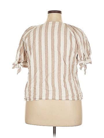 LC Lauren Conrad Short Sleeve Blouse (view 2)