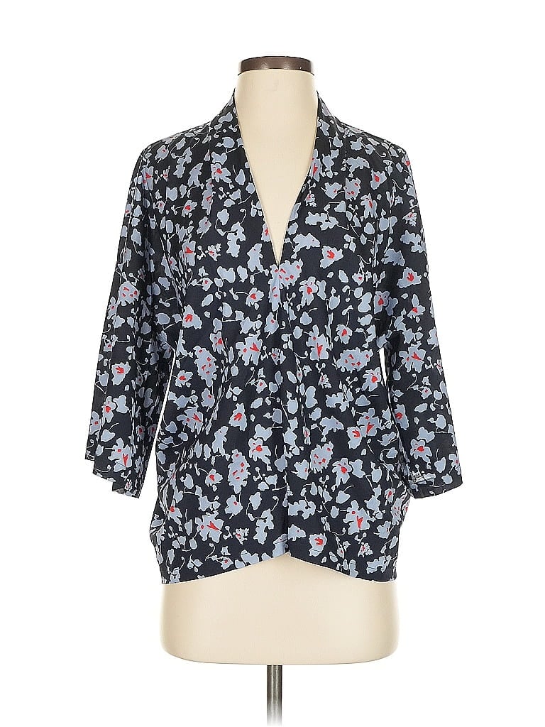 Pre-owned Derek Lam Collective 3/4 Sleeve Blouse In Black