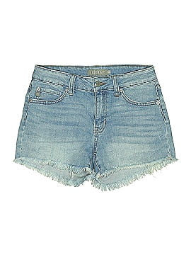 Zara Green Denim Shorts Size 4