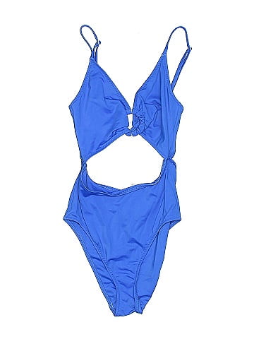 Solid & Striped One Piece Swimsuit (view 1)