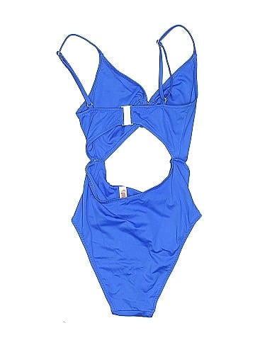 Solid & Striped One Piece Swimsuit (view 2)