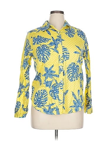 Ruby Rd. 3/4 Sleeve Button-Down Shirt (view 1)