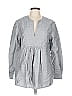 CO Gray Long Sleeve Blouse Size L - photo 1