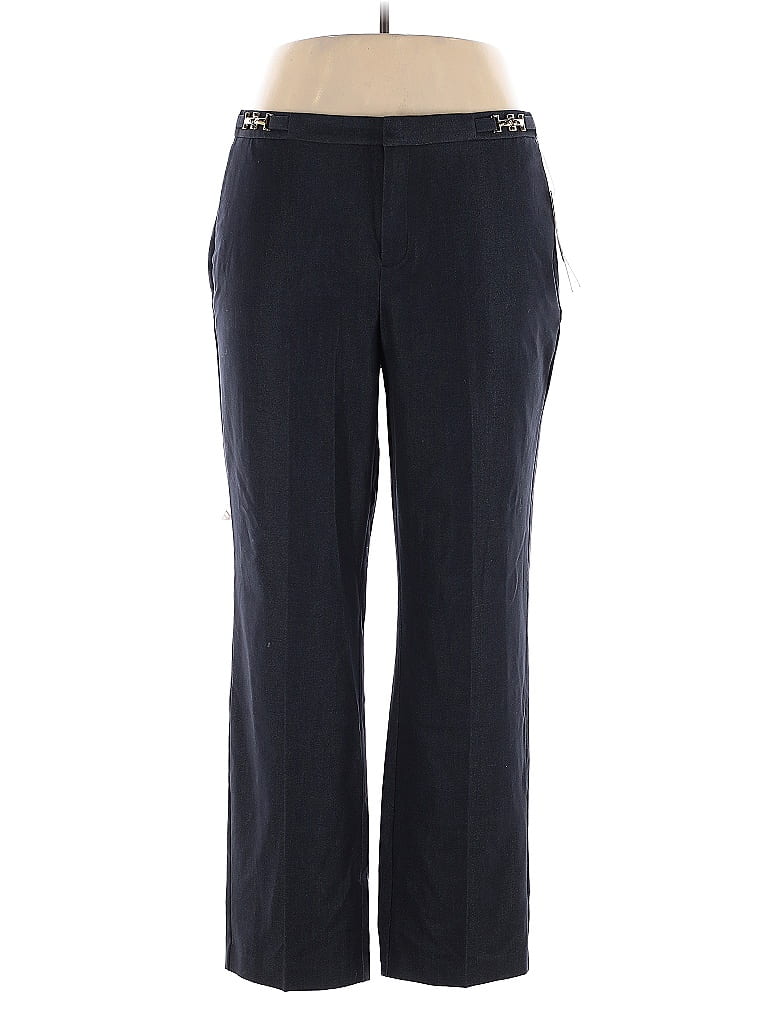 Pre-owned Dana Buchman Dress Pants In Blue