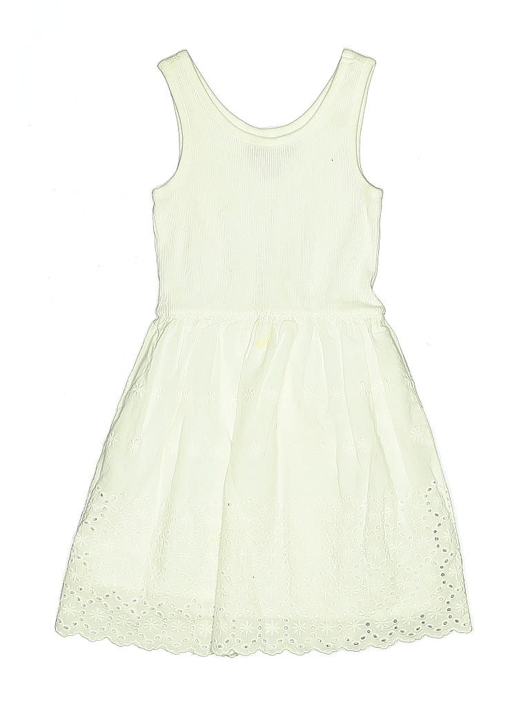 Pre-owned Gap Kids' Dress In White
