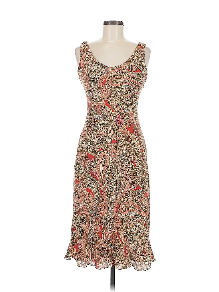 Pre-owned Jones New York Signature Cocktail Dress In Brown