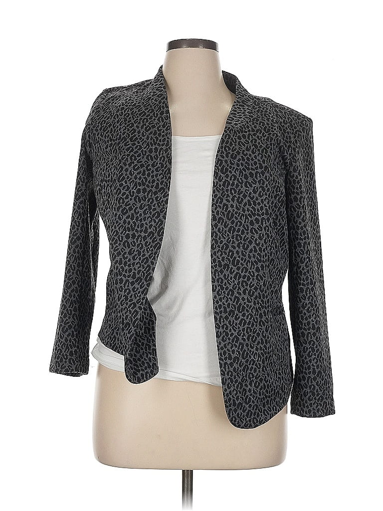 Click to view more detailed imagery on our partner's website Pre-owned Kim Rogers Blazer Jacket In Gray