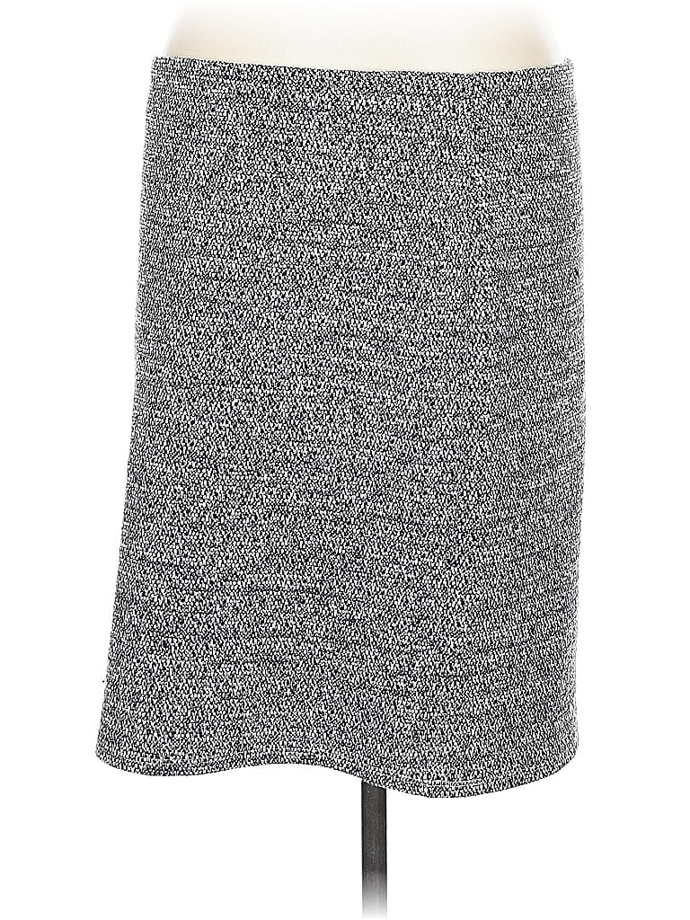 Pre-owned Ann Taylor Loft Outlet Casual Skirt In Gray