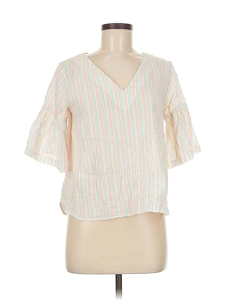 Pre-owned A New Day 3/4 Sleeve Blouse In White