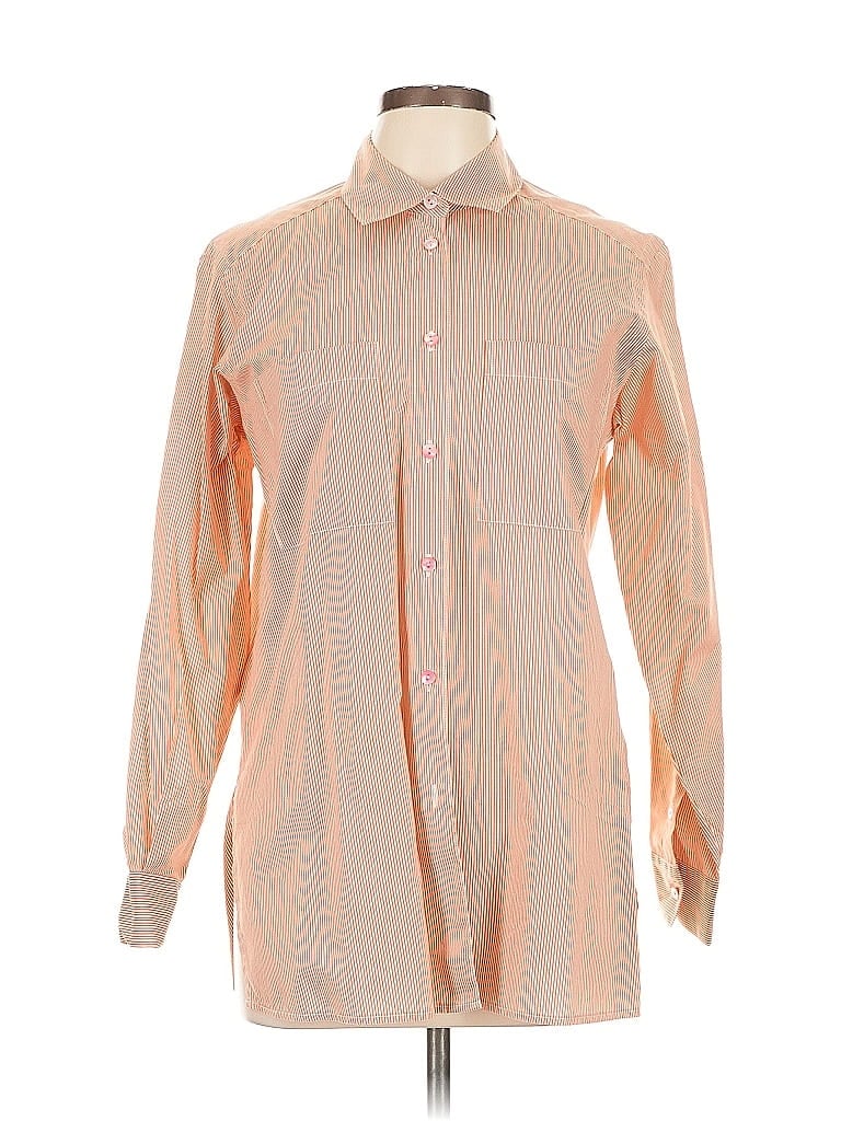 JAEGER Pre-owned Long Sleeve Button Down Shirt In Pink