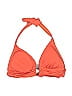 2Bamboo Solid Orange Swimsuit Top Size S - photo 1