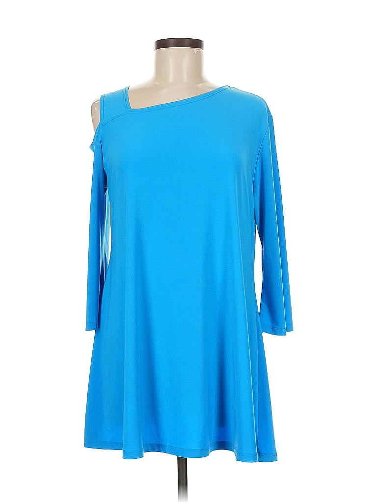 Pre-owned Clara Sun Woo Casual Dress In Blue