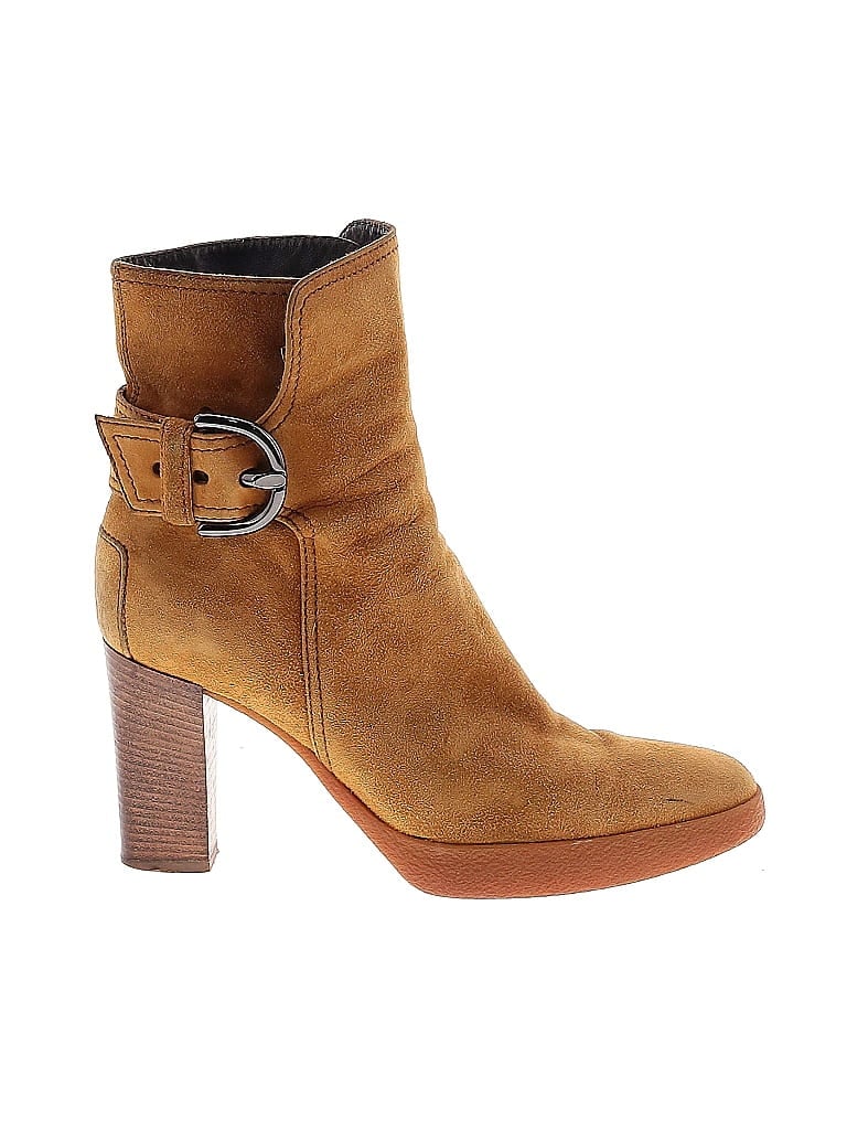 Pre-owned Tod's Ankle Boots In Brown