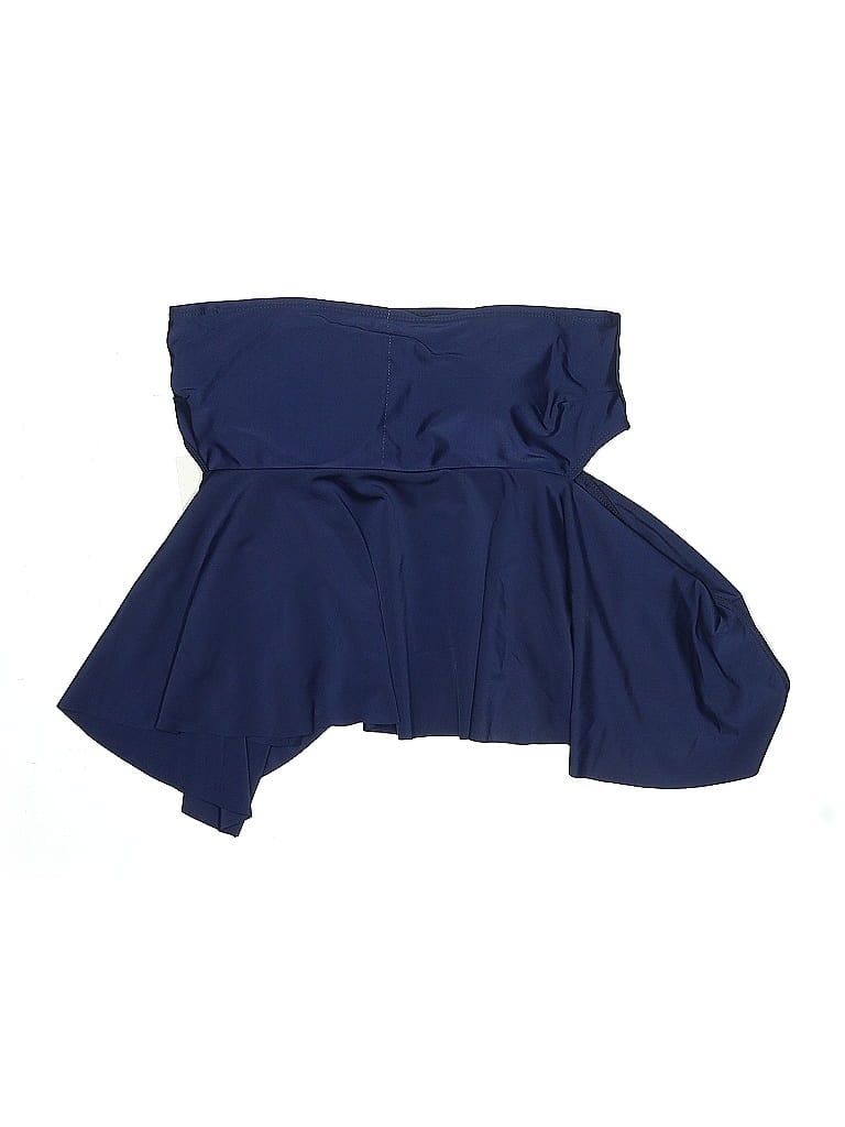 Pre-owned Assorted Brands Swimsuit Top Blue Swimwear