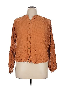 Worthington 3/4 Sleeve Button Down Shirt