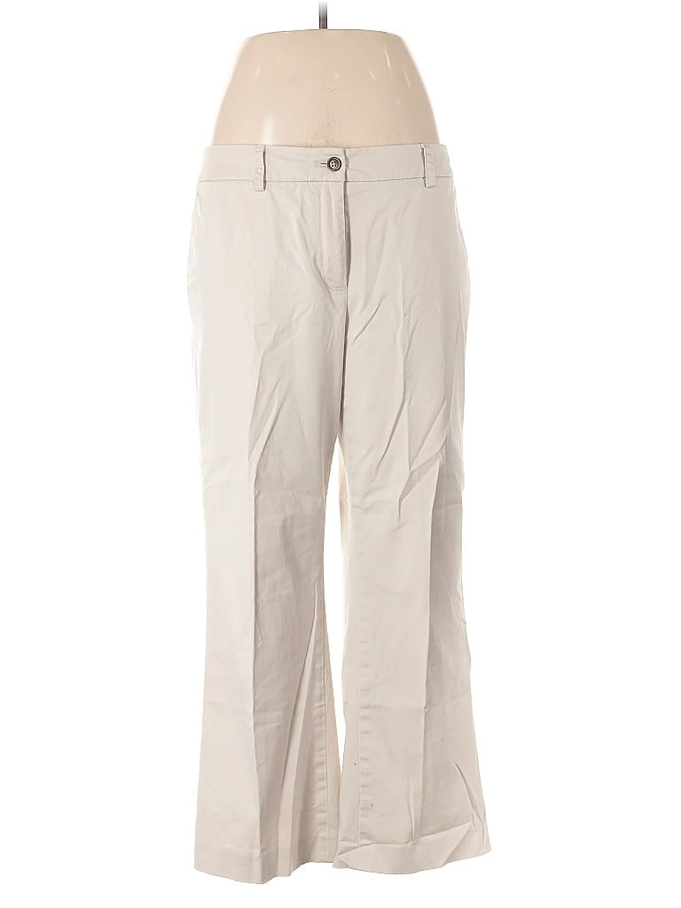 Pre-owned Talbots Khaki Pant In White
