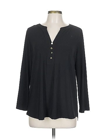 Anne Klein Long Sleeve Blouse (view 1)