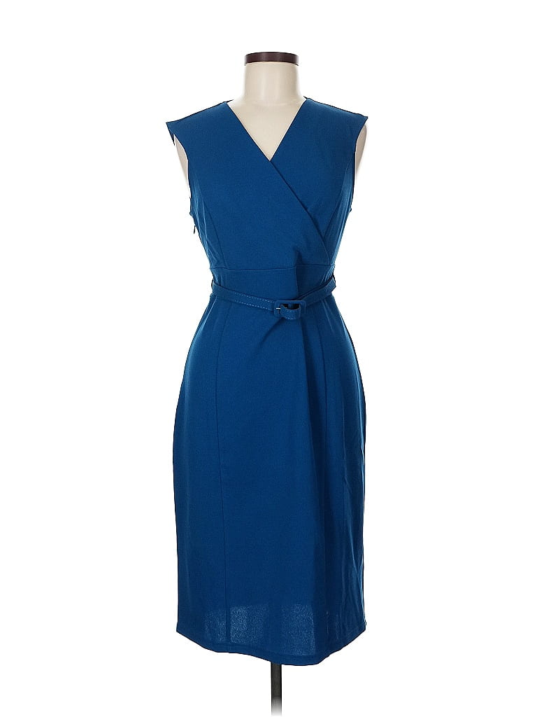 Allegra K Blue Cocktail Dress Size M 45 off ThredUp
