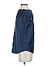 Universal Standard Blue Short Sleeve Blouse Size 00 - 0 - photo 5